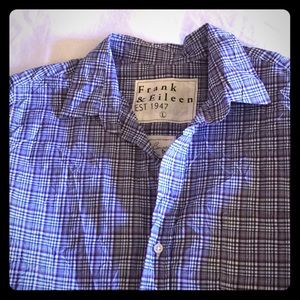 Cute plaid Frank &Eileen button down